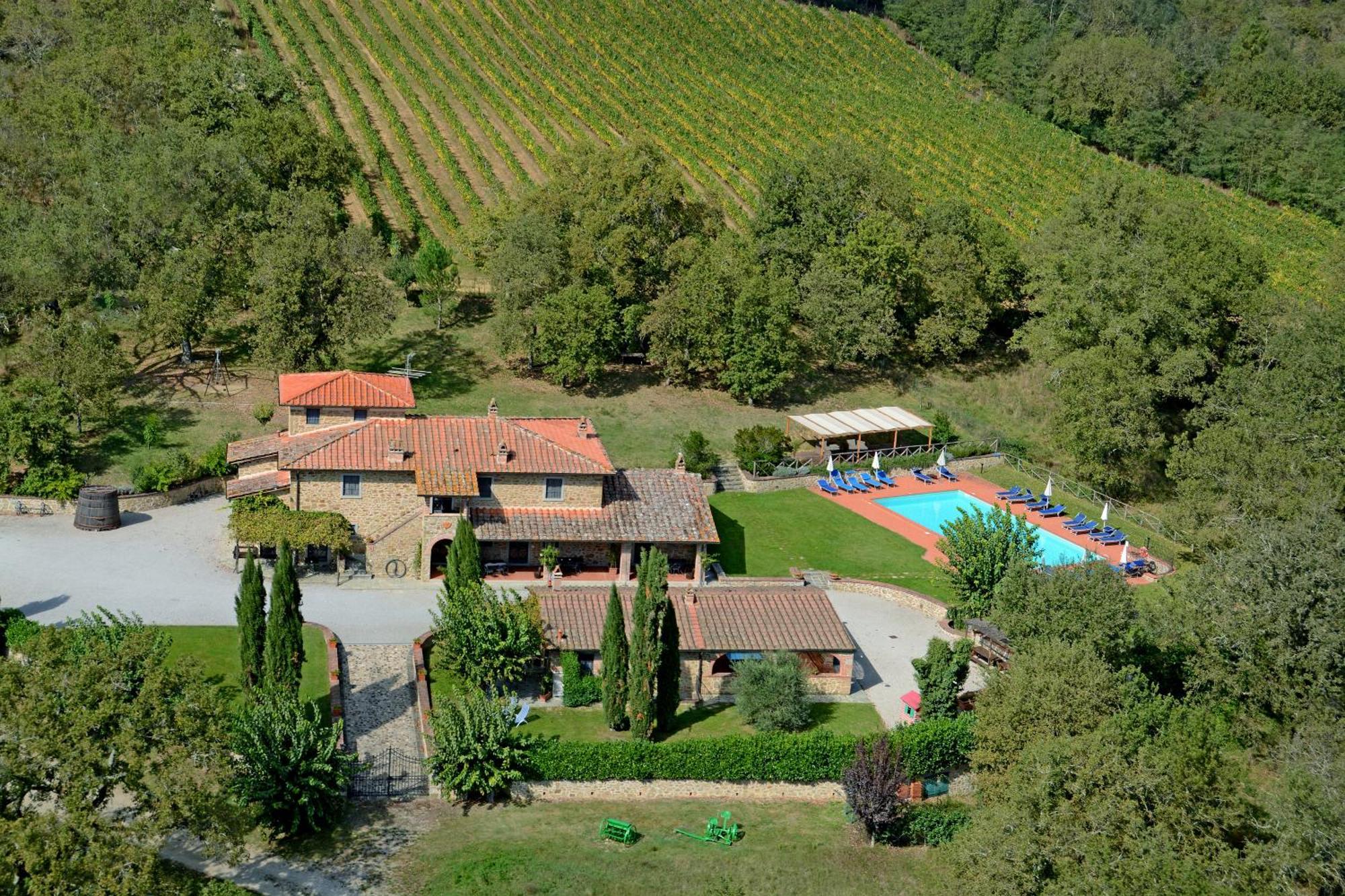 Agriturismo L'Incrociata Bucine Eksteriør bilde
